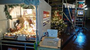 imaatverhuur oud-beijerland kerstmarkt 2015 verkozen tot winnaar, met o.a. kerststal in aanhanger